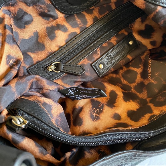 B MAKOWSKY LARGE BALCK TOTE NEVER USED - Picture 8 of 12